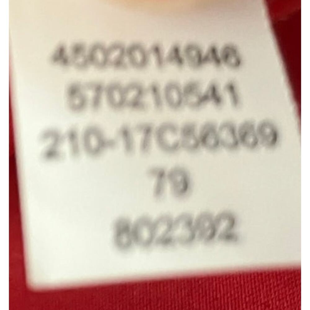 Chico's Women's Red Wrinkle Resistant Button-Up Side Slit Tunic Top SZ 0 US S/4 - Picture 5 of 9